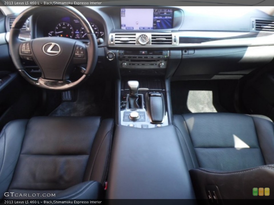 Black/Shimamoku Espresso Interior Dashboard for the 2013 Lexus LS 460 L #85652891