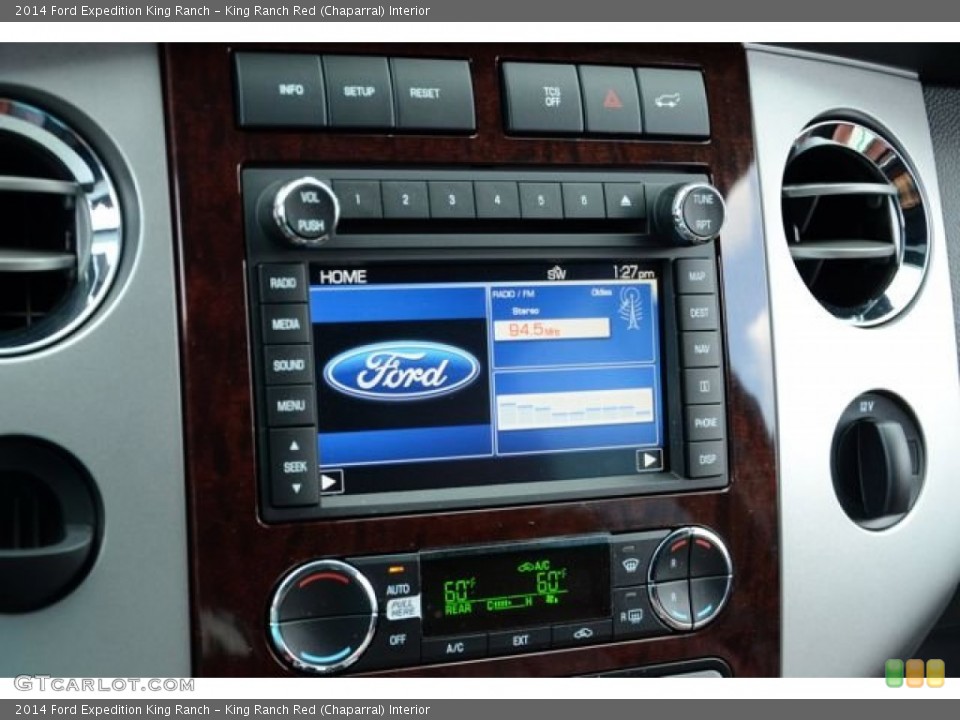 King Ranch Red (Chaparral) Interior Controls for the 2014 Ford Expedition King Ranch #85662422