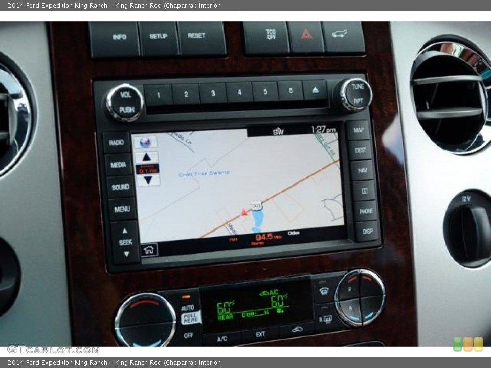 King Ranch Red (Chaparral) Interior Navigation for the 2014 Ford Expedition King Ranch #85662524