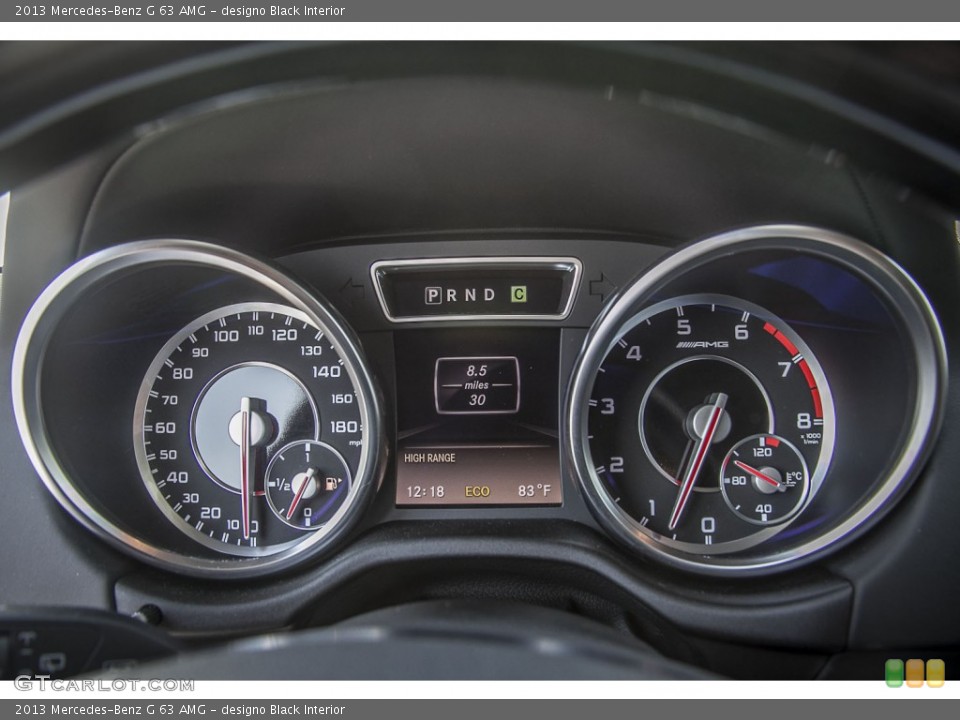 designo Black Interior Gauges for the 2013 Mercedes-Benz G 63 AMG #85662647