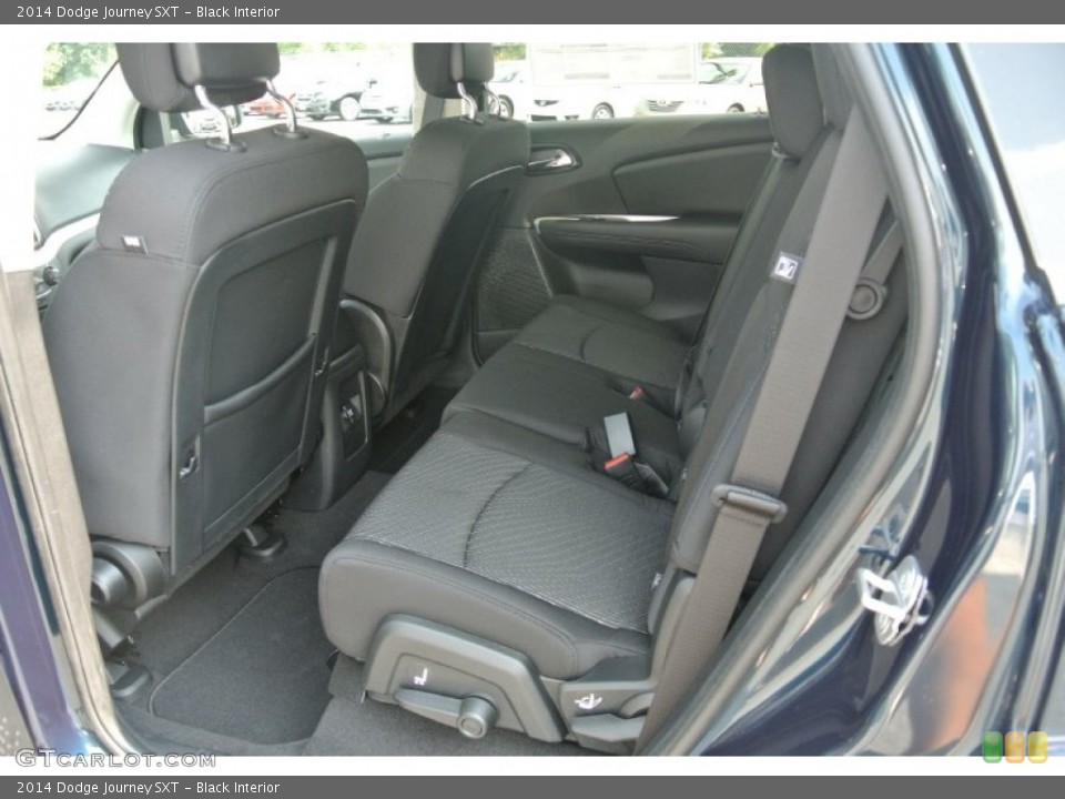 Black Interior Rear Seat for the 2014 Dodge Journey SXT #85664342