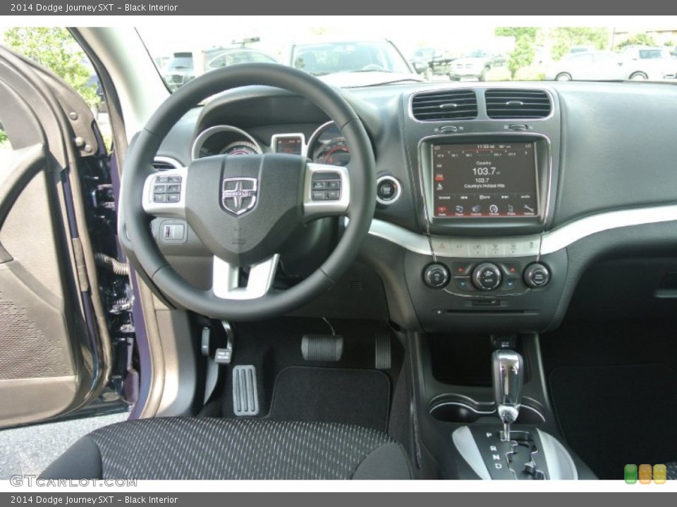 Black Interior Dashboard for the 2014 Dodge Journey SXT #85664360
