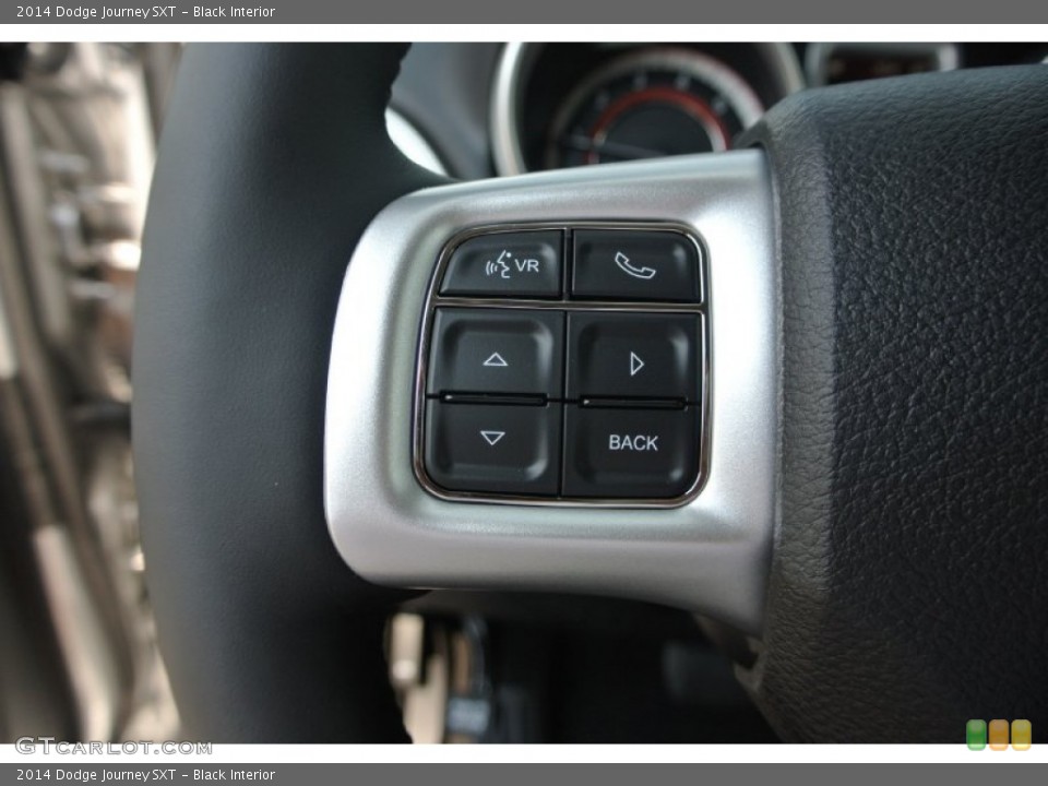 Black Interior Controls for the 2014 Dodge Journey SXT #85664768