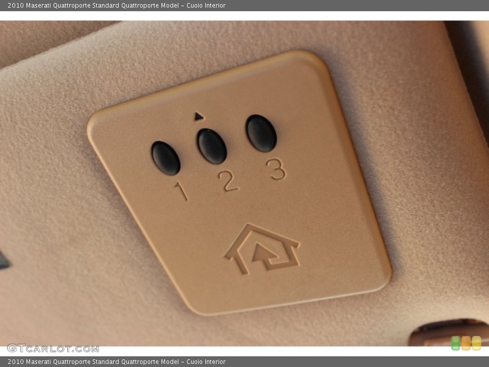 Cuoio Interior Controls for the 2010 Maserati Quattroporte  #85666397