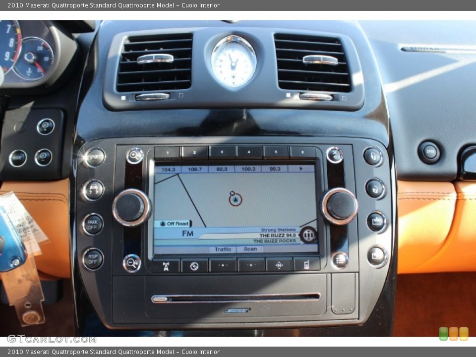Cuoio Interior Controls for the 2010 Maserati Quattroporte  #85666436