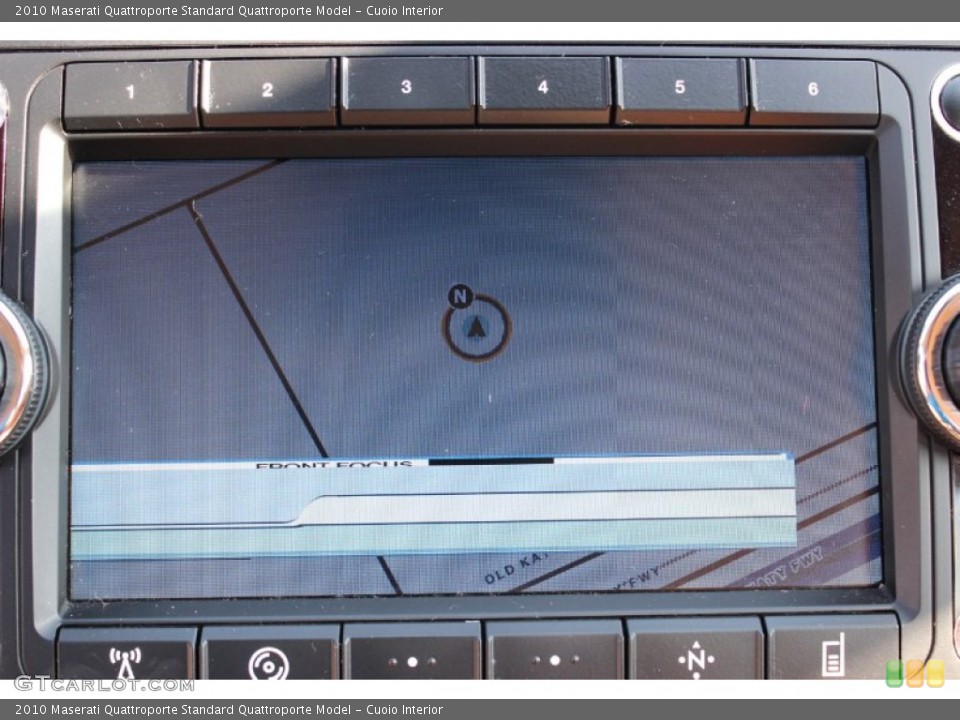 Cuoio Interior Navigation for the 2010 Maserati Quattroporte  #85666457