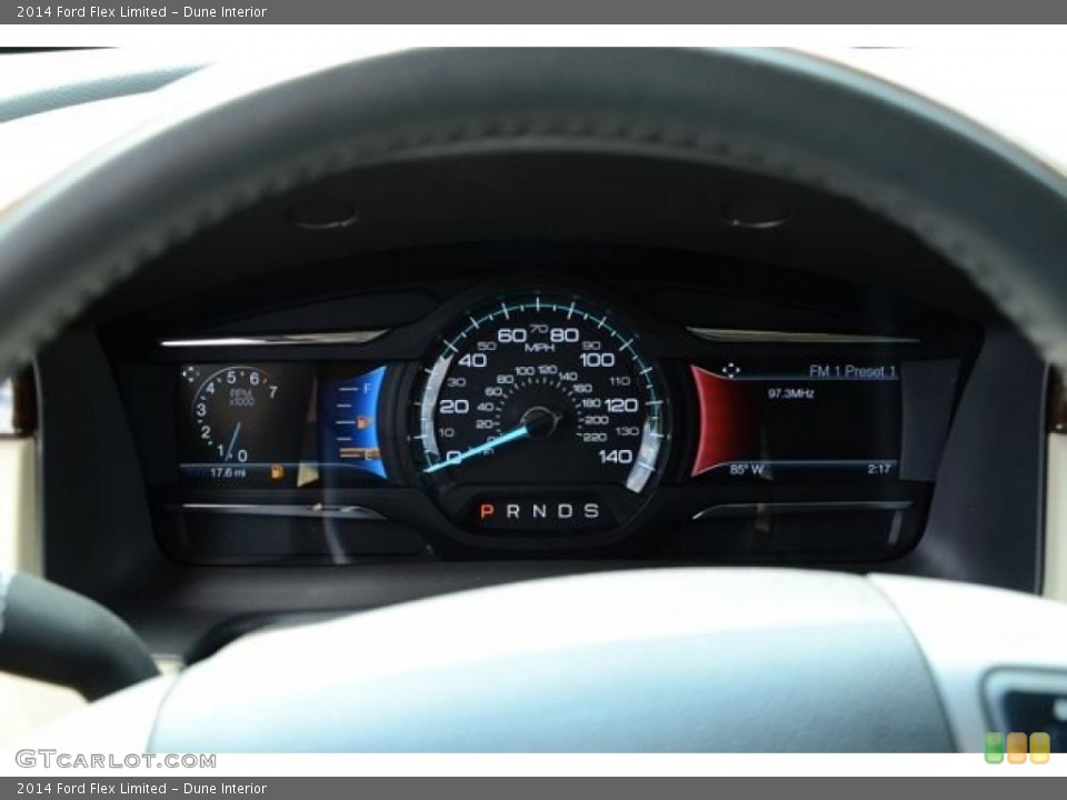 Dune Interior Gauges for the 2014 Ford Flex Limited #85666544