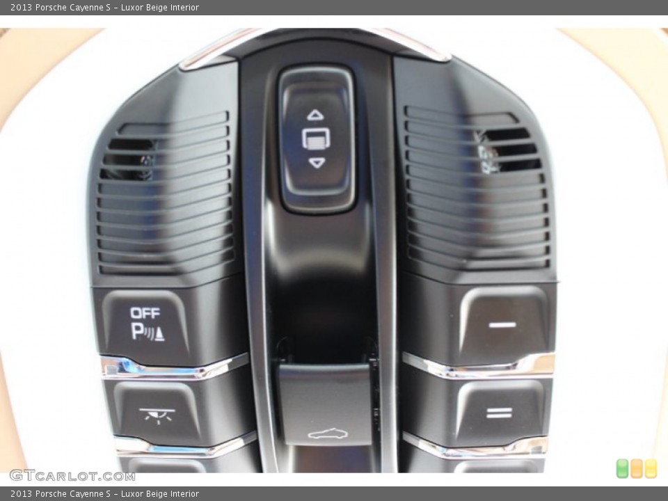 Luxor Beige Interior Controls for the 2013 Porsche Cayenne S #85667736