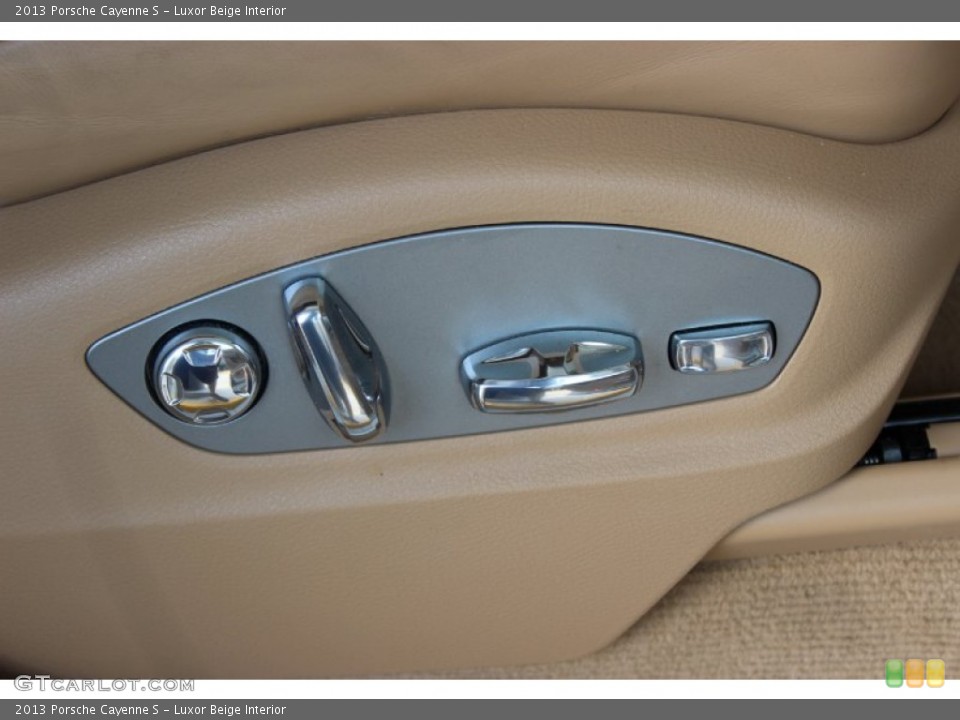 Luxor Beige Interior Controls for the 2013 Porsche Cayenne S #85668463