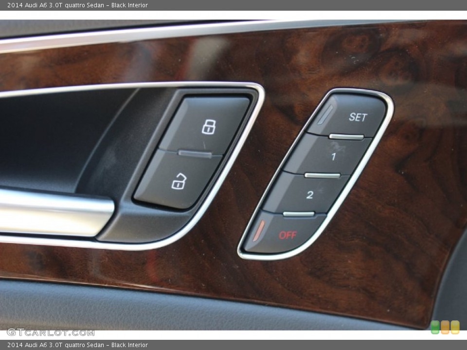 Black Interior Controls for the 2014 Audi A6 3.0T quattro Sedan #85671623