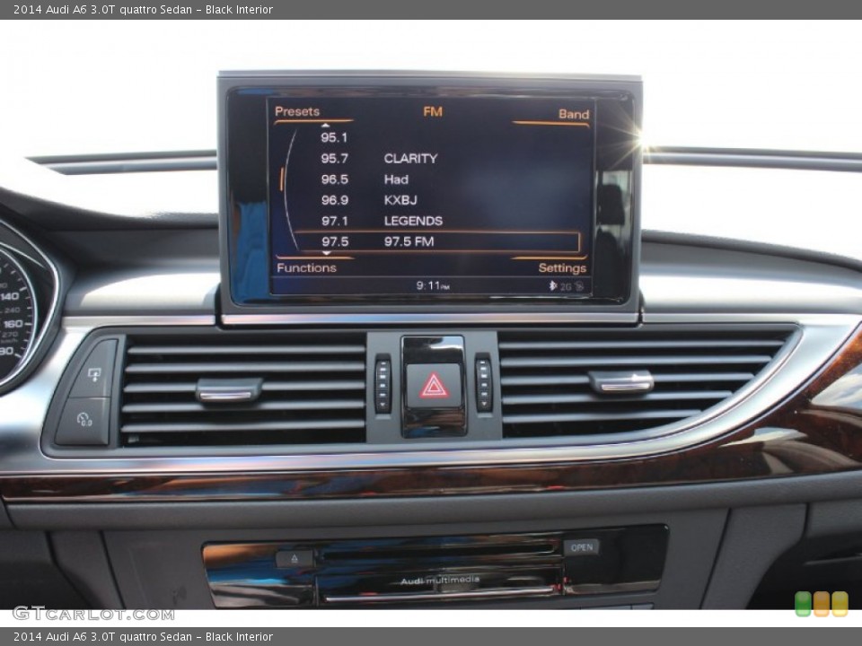 Black Interior Controls for the 2014 Audi A6 3.0T quattro Sedan #85672085