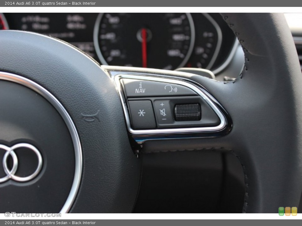 Black Interior Controls for the 2014 Audi A6 3.0T quattro Sedan #85672175