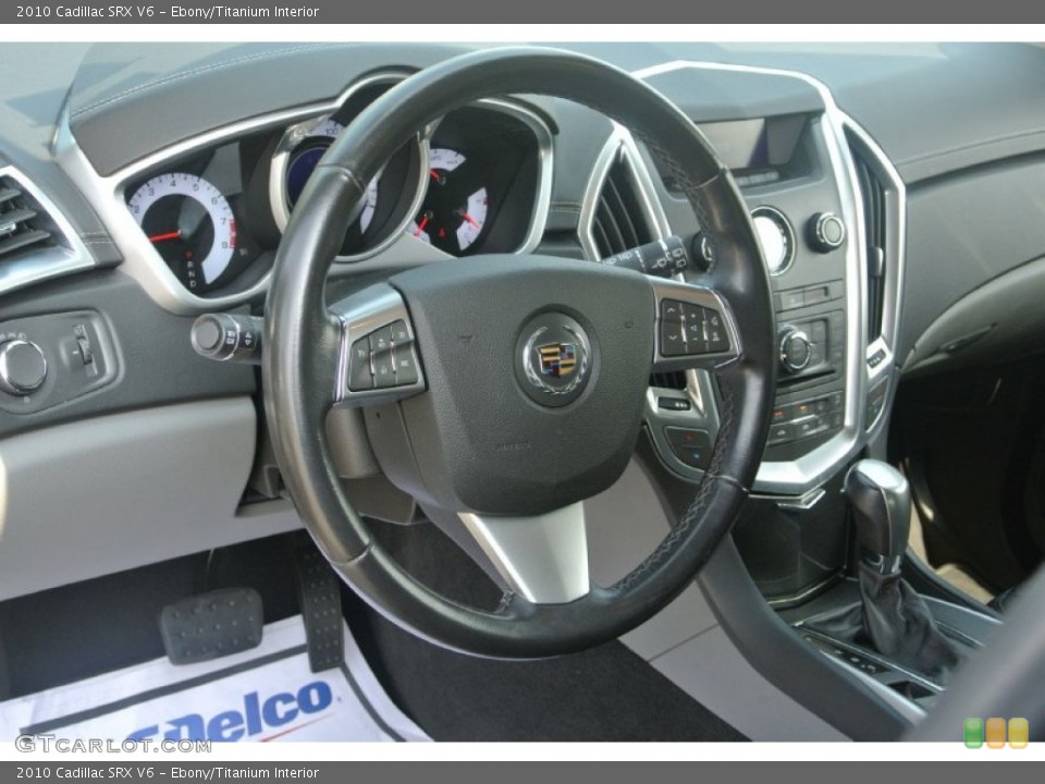 Ebony/Titanium Interior Steering Wheel for the 2010 Cadillac SRX V6 #85675709