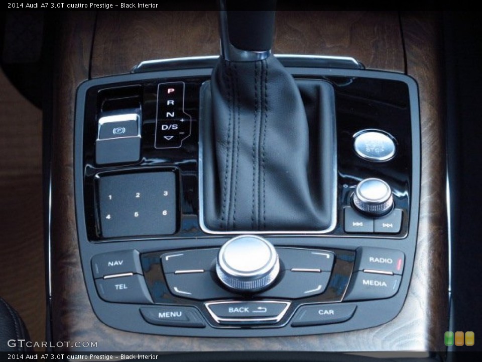 Black Interior Controls for the 2014 Audi A7 3.0T quattro Prestige #85676447