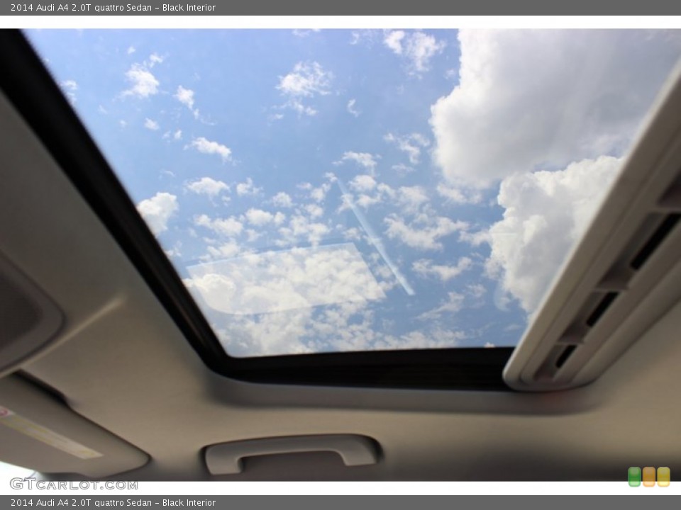 Black Interior Sunroof for the 2014 Audi A4 2.0T quattro Sedan #85676741