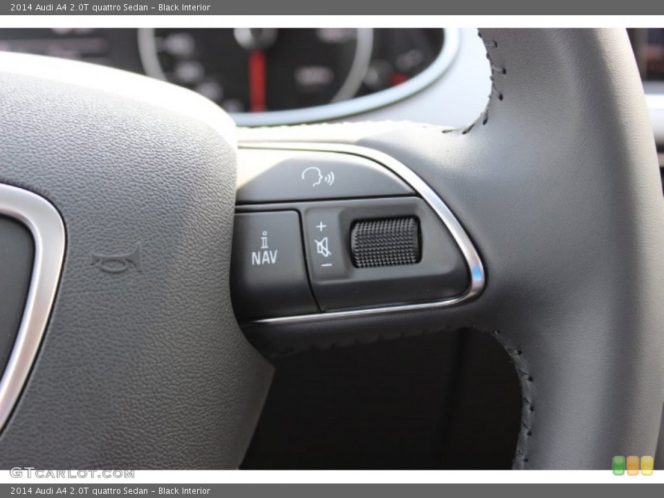 Black Interior Controls for the 2014 Audi A4 2.0T quattro Sedan #85676933