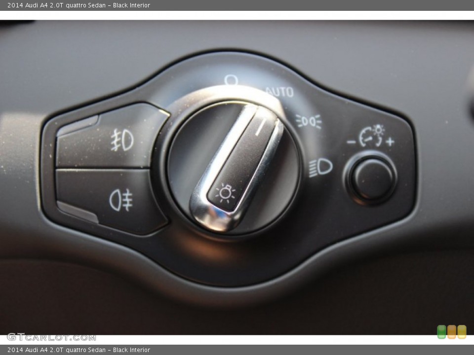 Black Interior Controls for the 2014 Audi A4 2.0T quattro Sedan #85676996