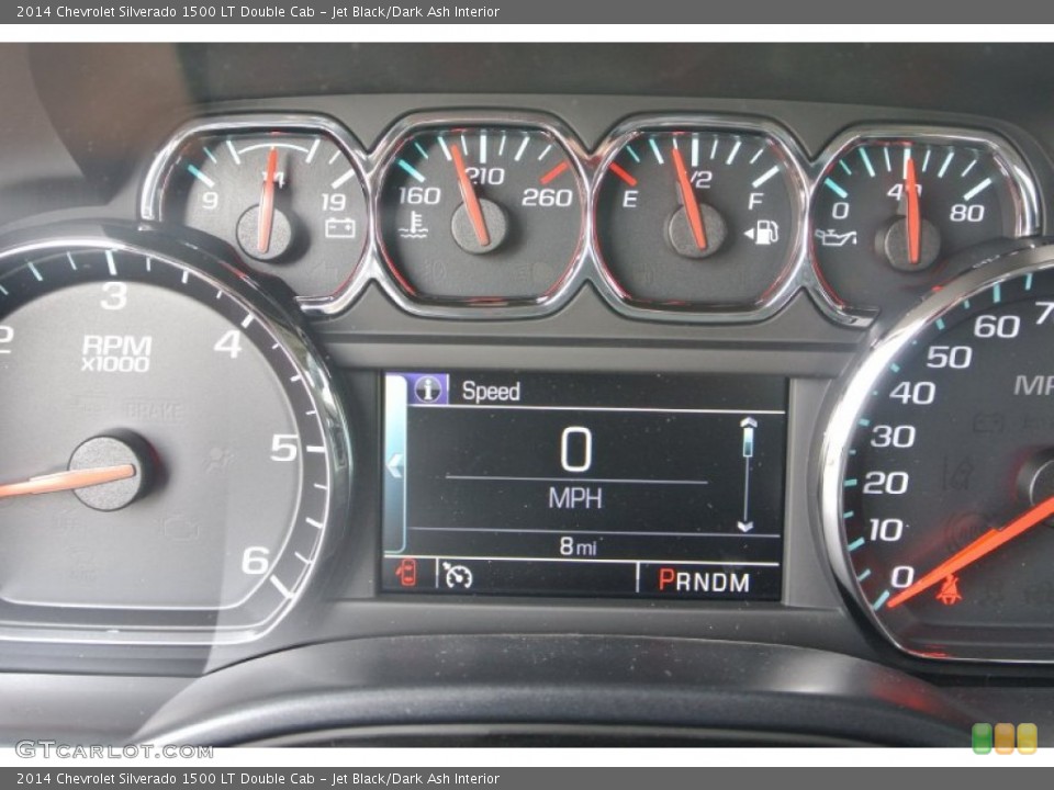 Jet Black/Dark Ash Interior Gauges for the 2014 Chevrolet Silverado 1500 LT Double Cab #85677467