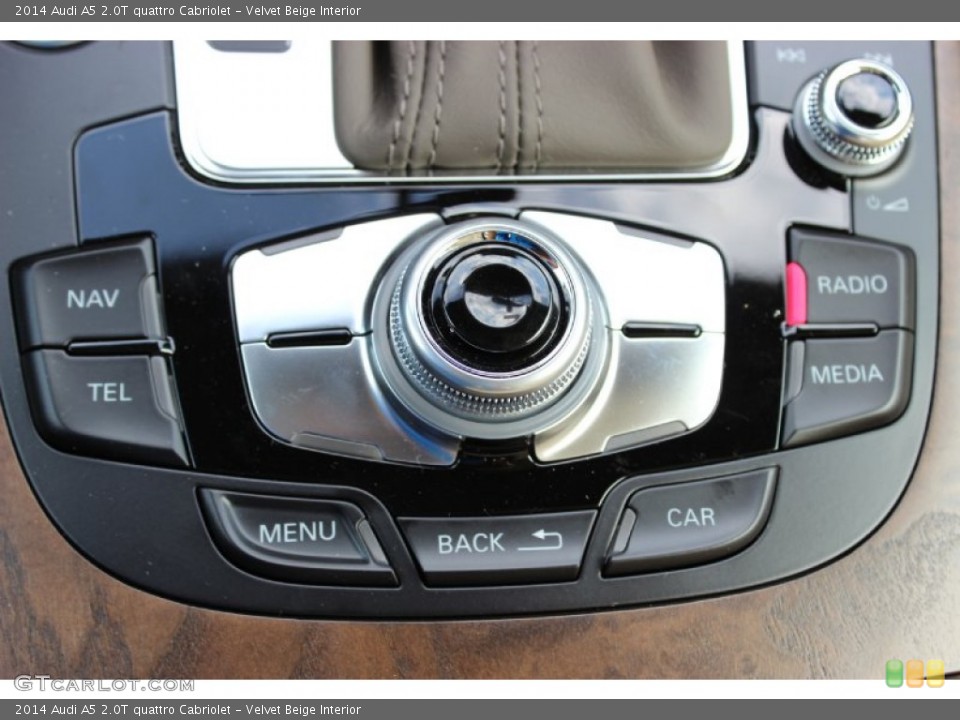 Velvet Beige Interior Controls for the 2014 Audi A5 2.0T quattro Cabriolet #85680044