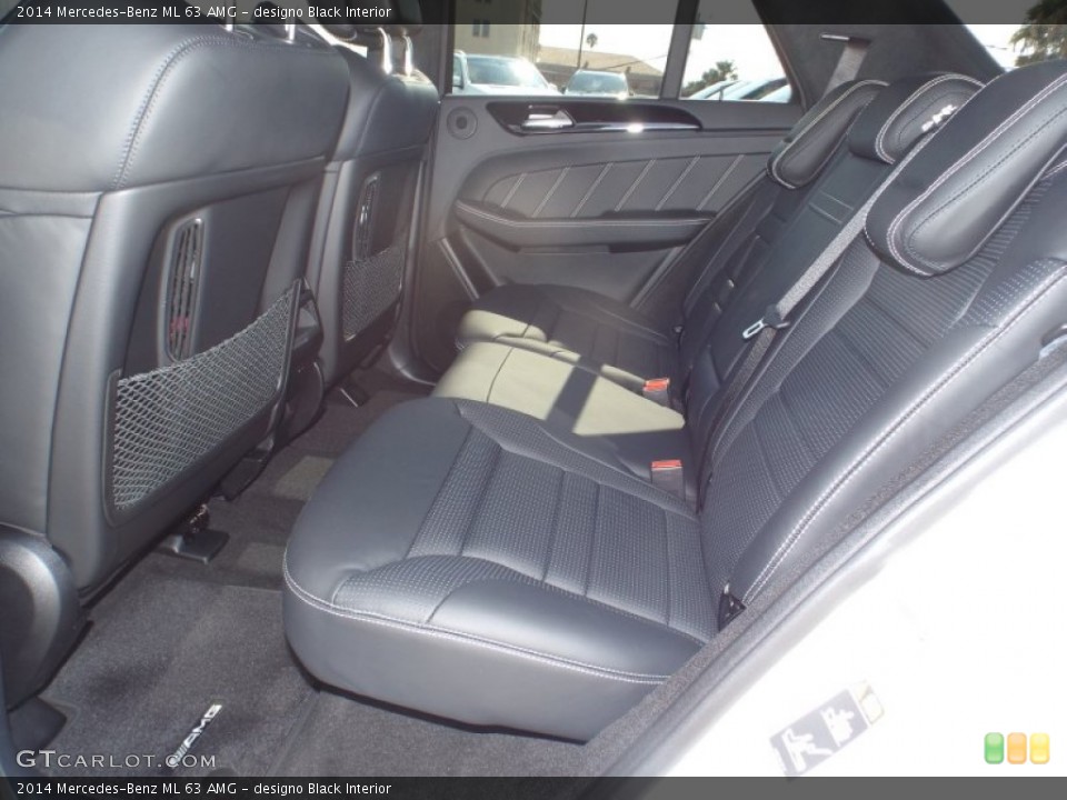 designo Black Interior Rear Seat for the 2014 Mercedes-Benz ML 63 AMG #85680371