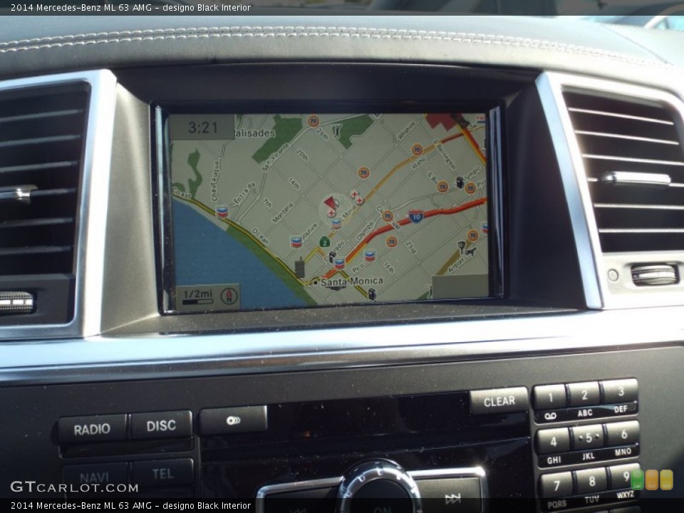 designo Black Interior Navigation for the 2014 Mercedes-Benz ML 63 AMG #85680455