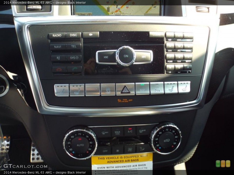 designo Black Interior Controls for the 2014 Mercedes-Benz ML 63 AMG #85680476