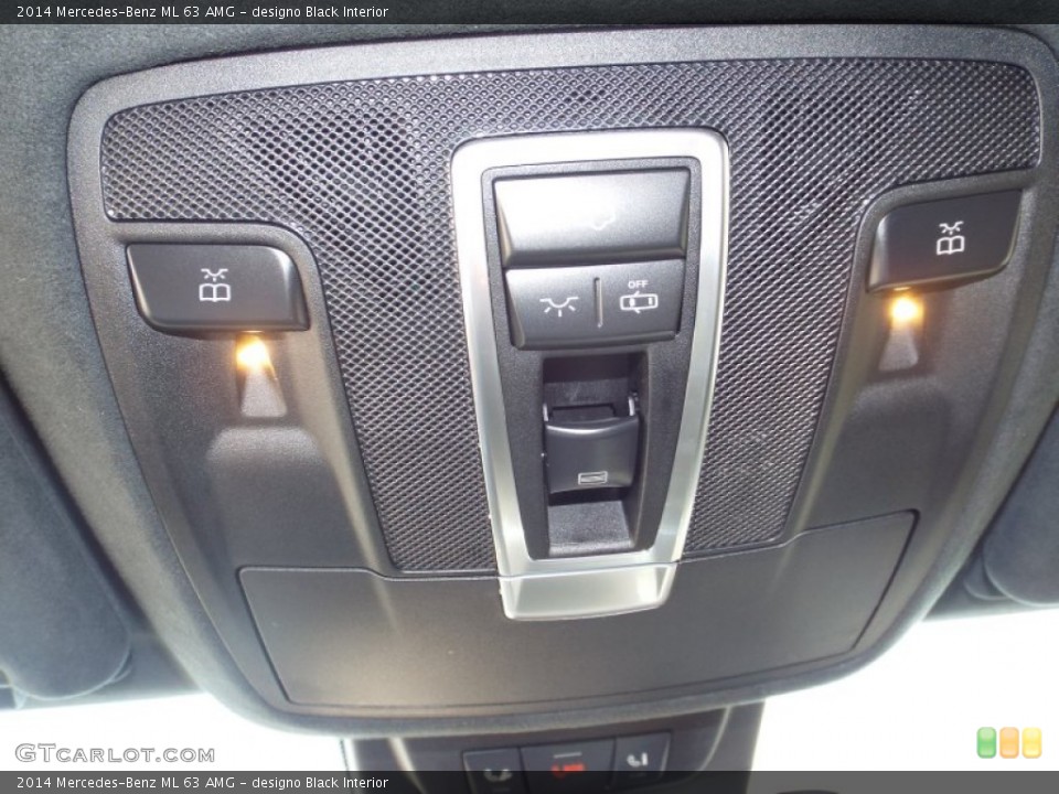 designo Black Interior Controls for the 2014 Mercedes-Benz ML 63 AMG #85680521