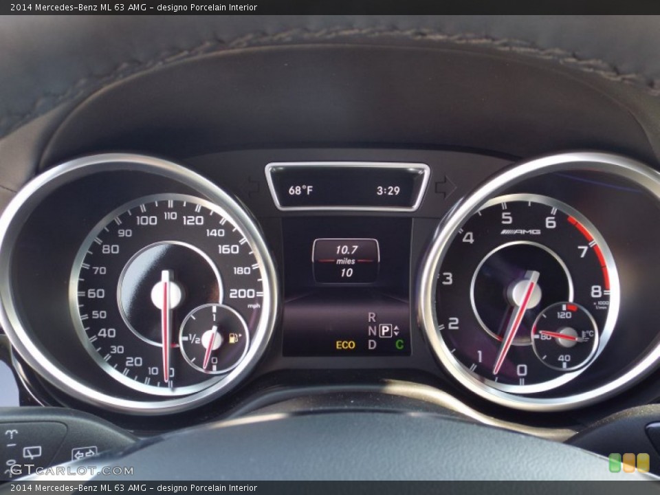 designo Porcelain Interior Gauges for the 2014 Mercedes-Benz ML 63 AMG #85681148