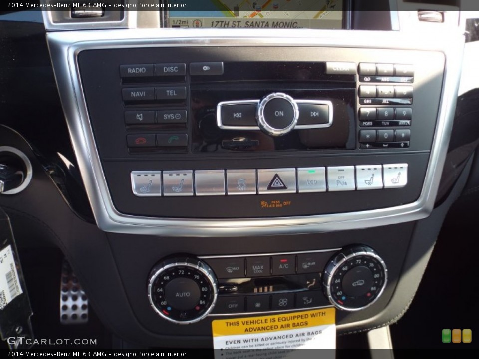 designo Porcelain Interior Controls for the 2014 Mercedes-Benz ML 63 AMG #85681217