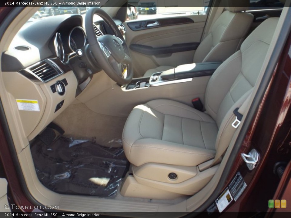 Almond Beige Interior Photo for the 2014 Mercedes-Benz ML 350 #85681478