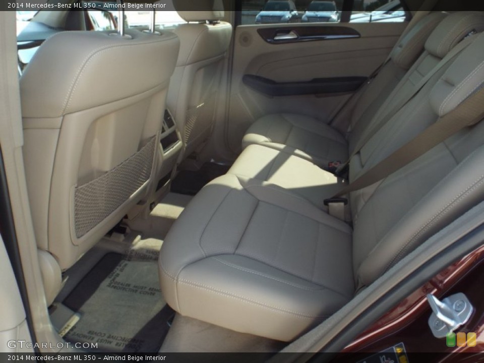Almond Beige Interior Rear Seat for the 2014 Mercedes-Benz ML 350 #85681499