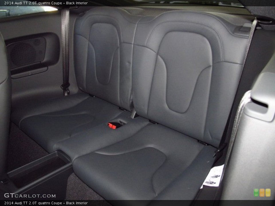 Black Interior Rear Seat for the 2014 Audi TT 2.0T quattro Coupe #85683398