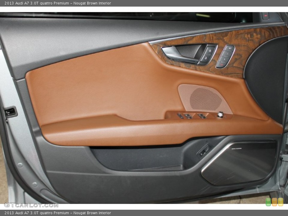 Nougat Brown Interior Door Panel for the 2013 Audi A7 3.0T quattro Premium #85683920