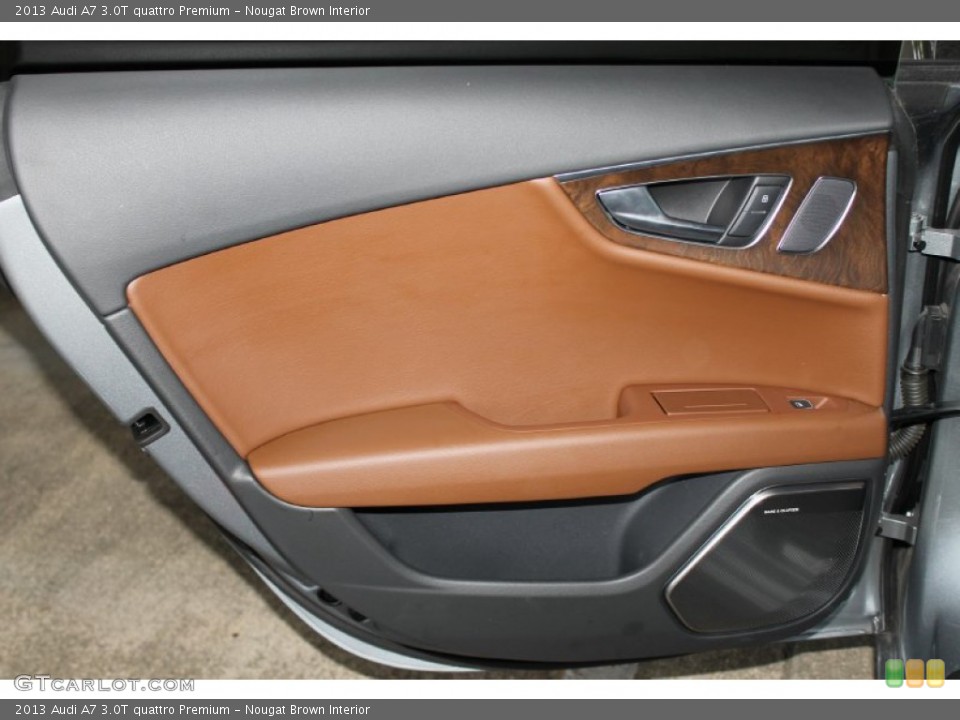 Nougat Brown Interior Door Panel for the 2013 Audi A7 3.0T quattro Premium #85684382