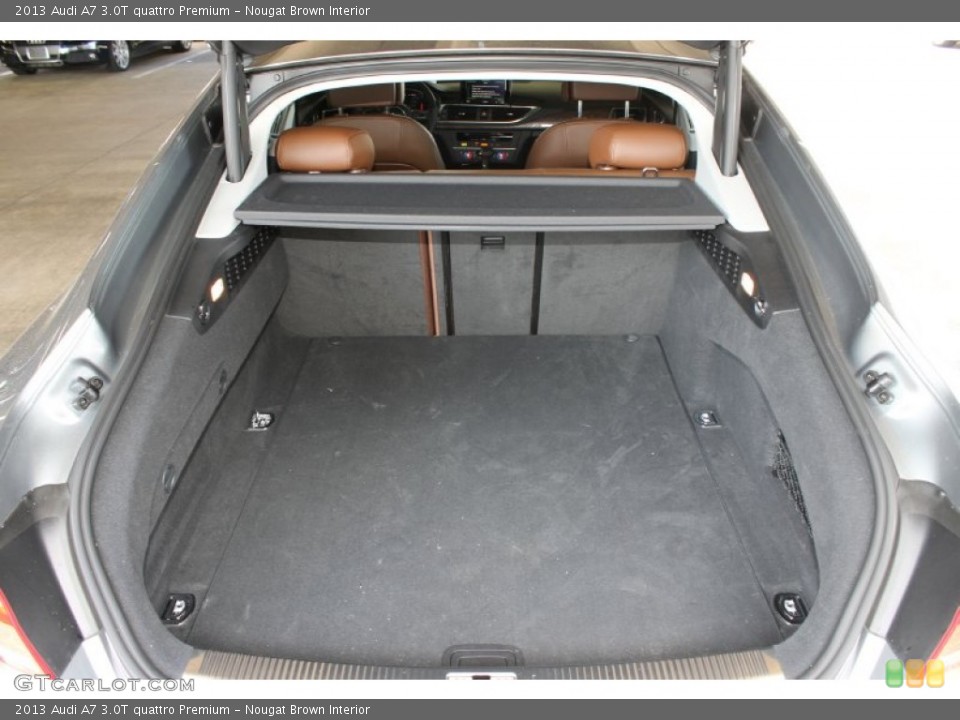 Nougat Brown Interior Trunk for the 2013 Audi A7 3.0T quattro Premium #85684502