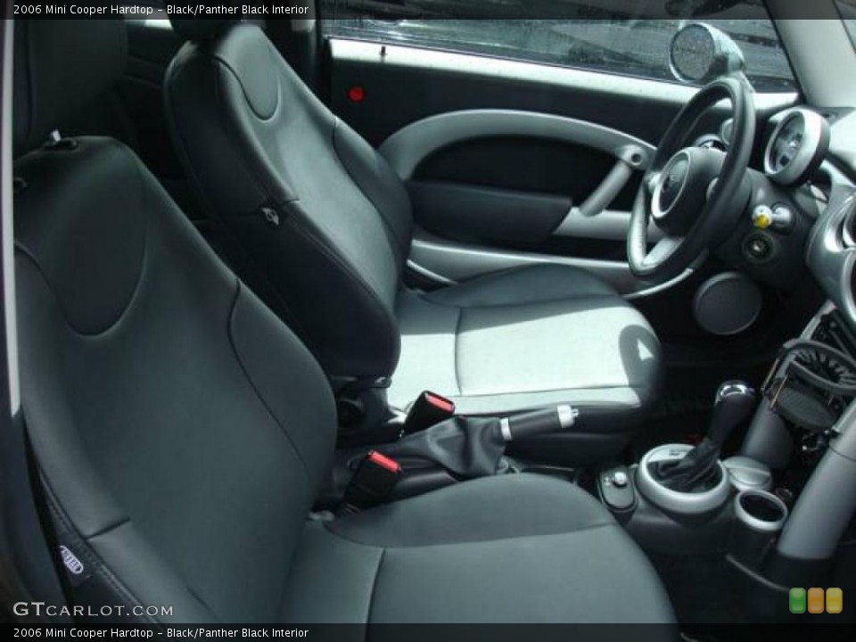 Black/Panther Black Interior Photo for the 2006 Mini Cooper Hardtop #8568562