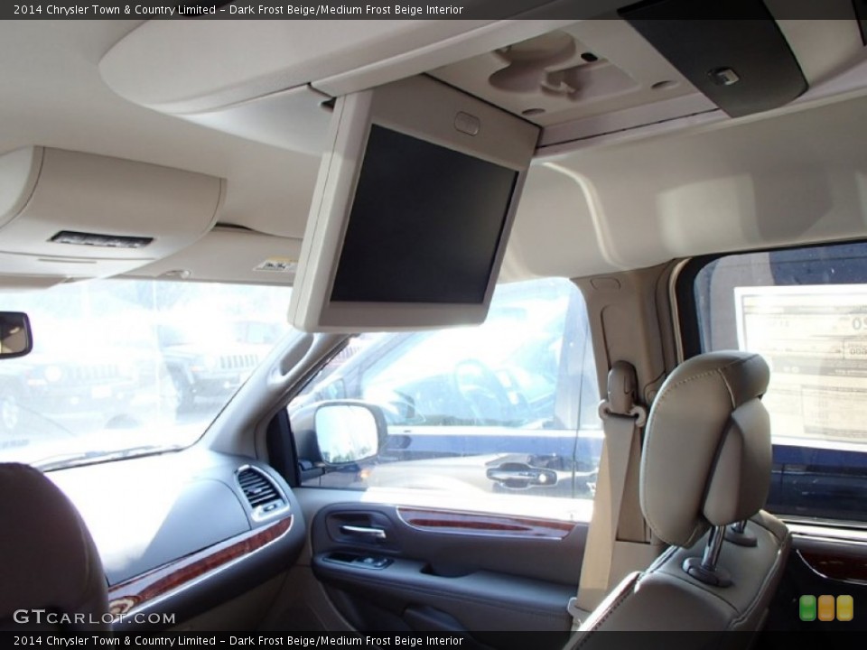 Dark Frost Beige/Medium Frost Beige Interior Entertainment System for the 2014 Chrysler Town & Country Limited #85685735
