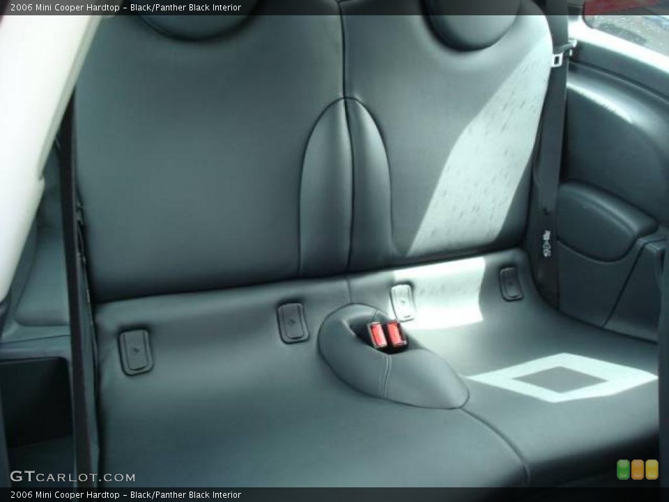 Black/Panther Black Interior Photo for the 2006 Mini Cooper Hardtop #8568587