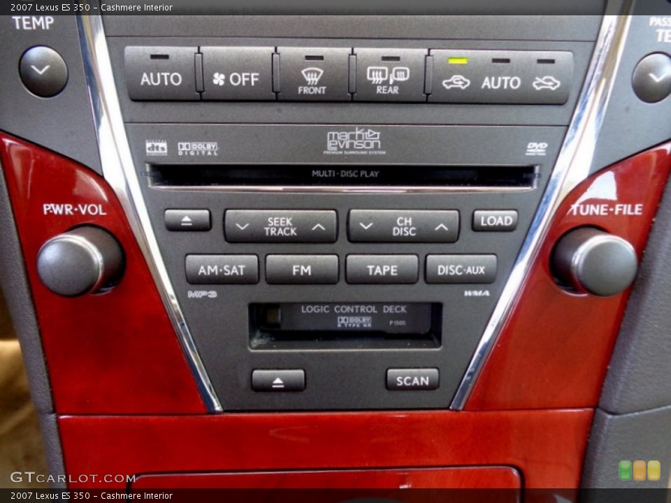 Cashmere Interior Audio System for the 2007 Lexus ES 350 #85686533