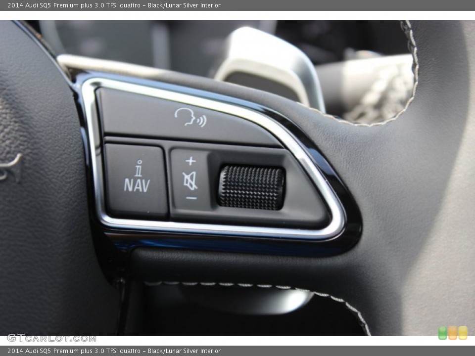 Black/Lunar Silver Interior Controls for the 2014 Audi SQ5 Premium plus 3.0 TFSI quattro #85686587