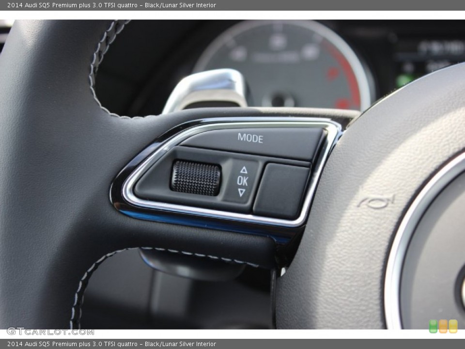 Black/Lunar Silver Interior Controls for the 2014 Audi SQ5 Premium plus 3.0 TFSI quattro #85686620