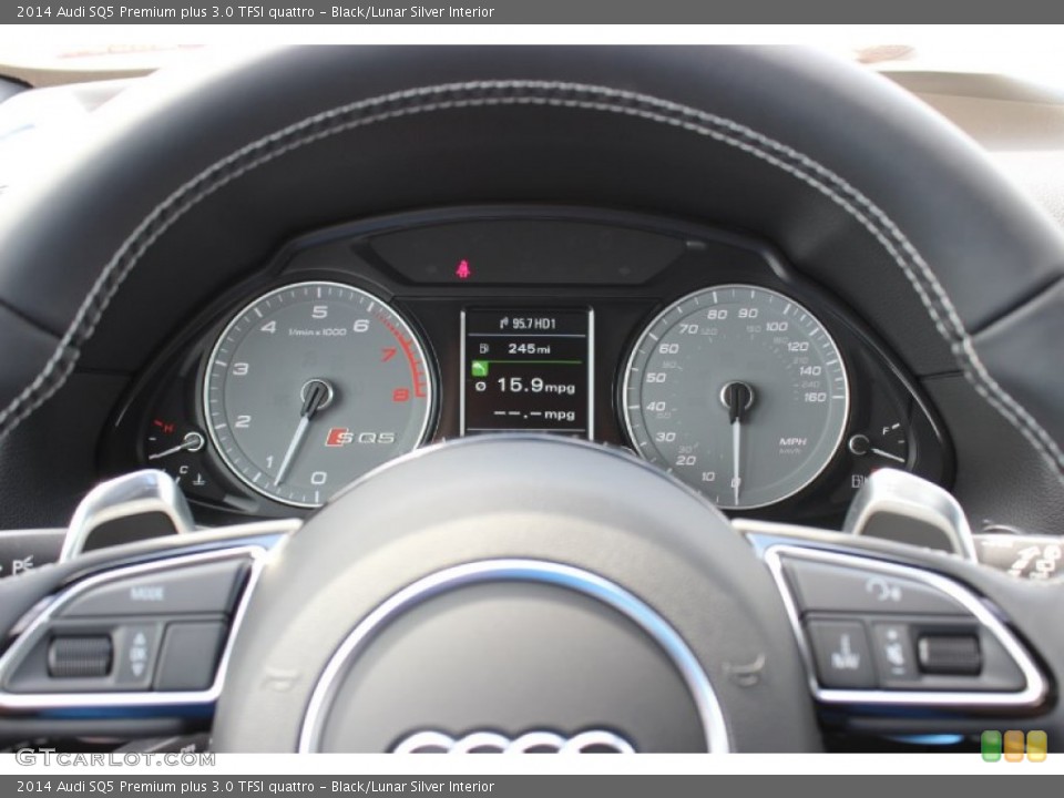 Black/Lunar Silver Interior Gauges for the 2014 Audi SQ5 Premium plus 3.0 TFSI quattro #85686638
