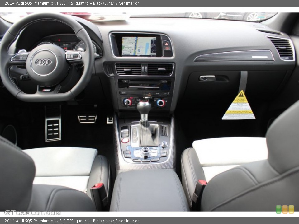 Black/Lunar Silver Interior Dashboard for the 2014 Audi SQ5 Premium plus 3.0 TFSI quattro #85686770