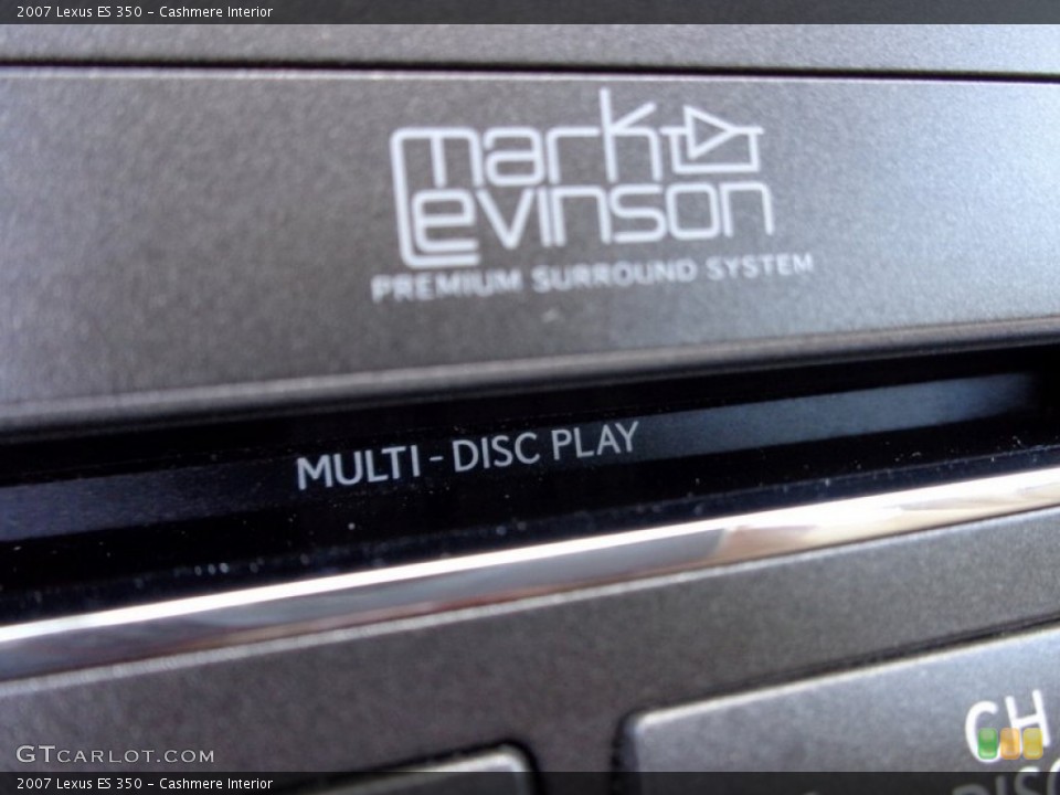 Cashmere Interior Audio System for the 2007 Lexus ES 350 #85687079