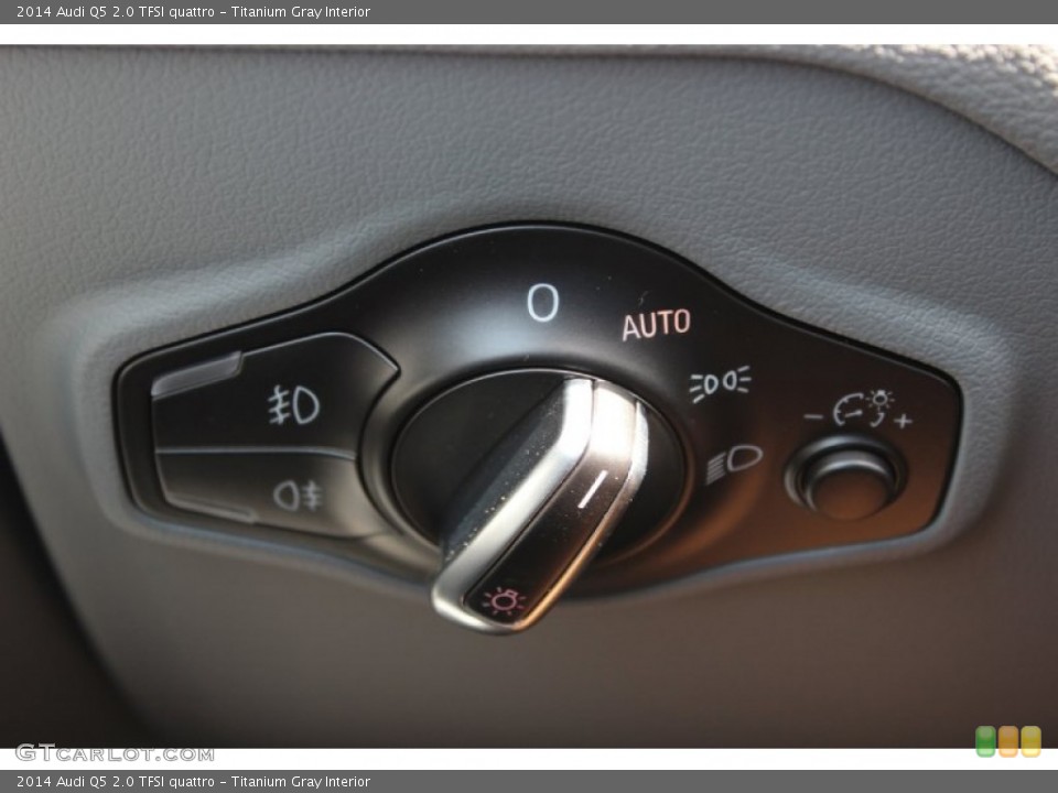 Titanium Gray Interior Controls for the 2014 Audi Q5 2.0 TFSI quattro #85687463