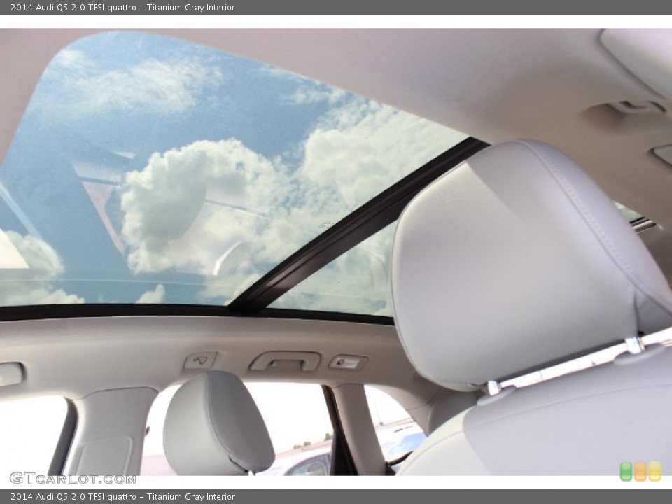 Titanium Gray Interior Sunroof for the 2014 Audi Q5 2.0 TFSI quattro #85687478