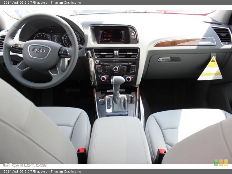 Titanium Gray Interior Dashboard for the 2014 Audi Q5 2.0 TFSI quattro #85687568