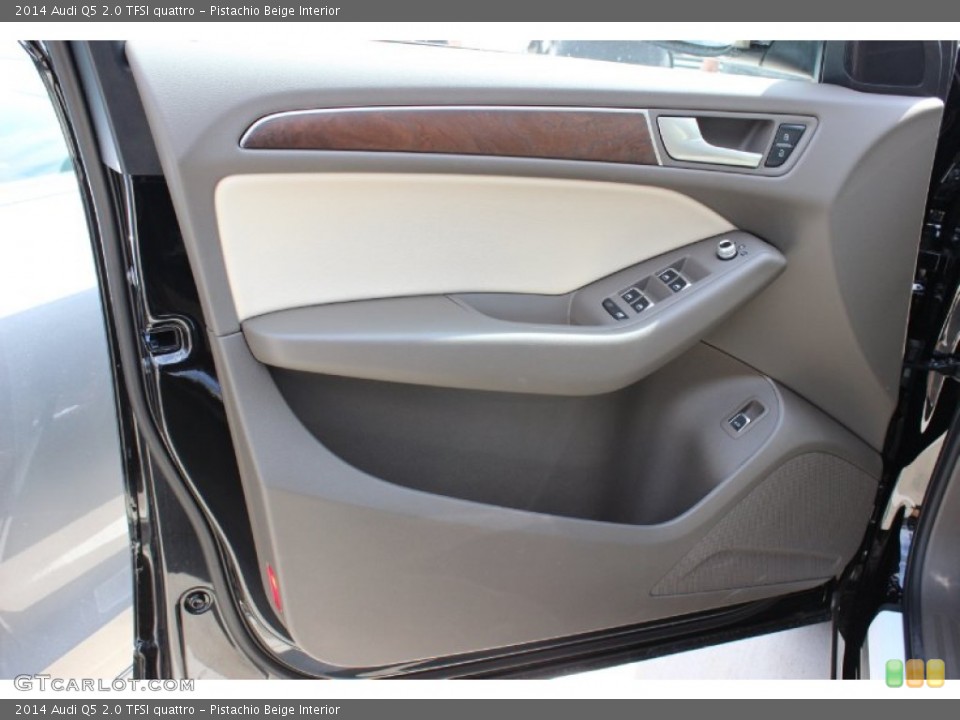 Pistachio Beige Interior Door Panel for the 2014 Audi Q5 2.0 TFSI quattro #85687874