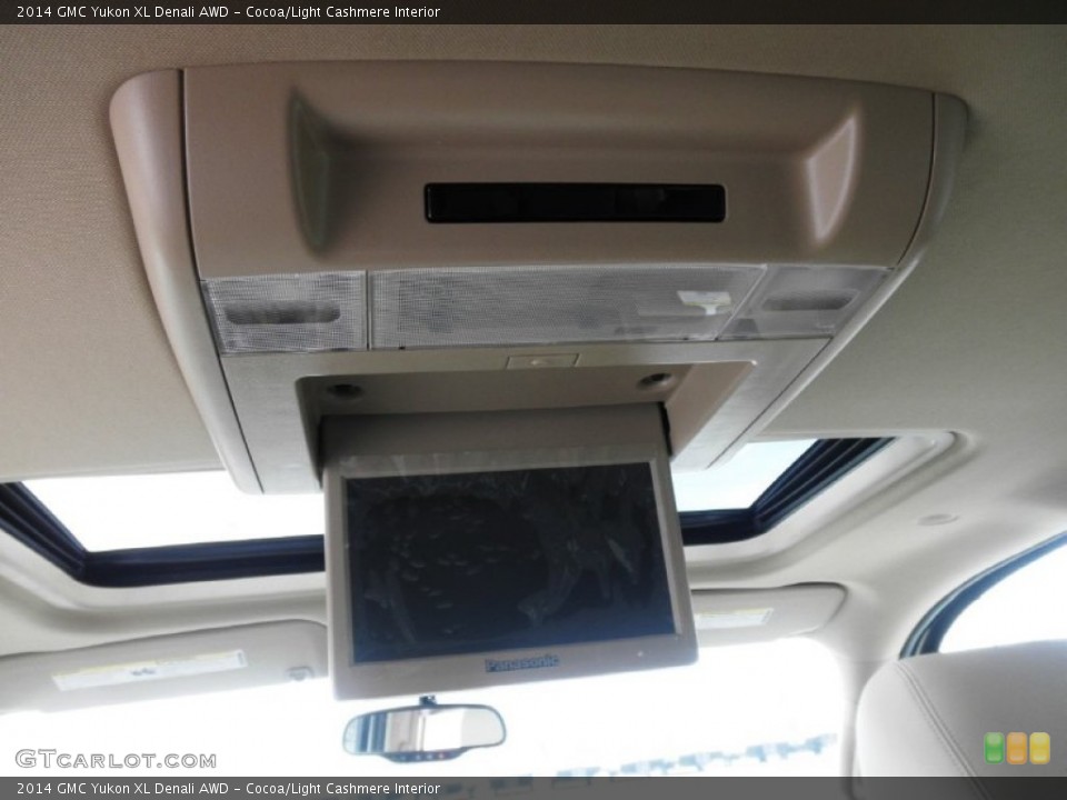 Cocoa/Light Cashmere Interior Entertainment System for the 2014 GMC Yukon XL Denali AWD #85690601