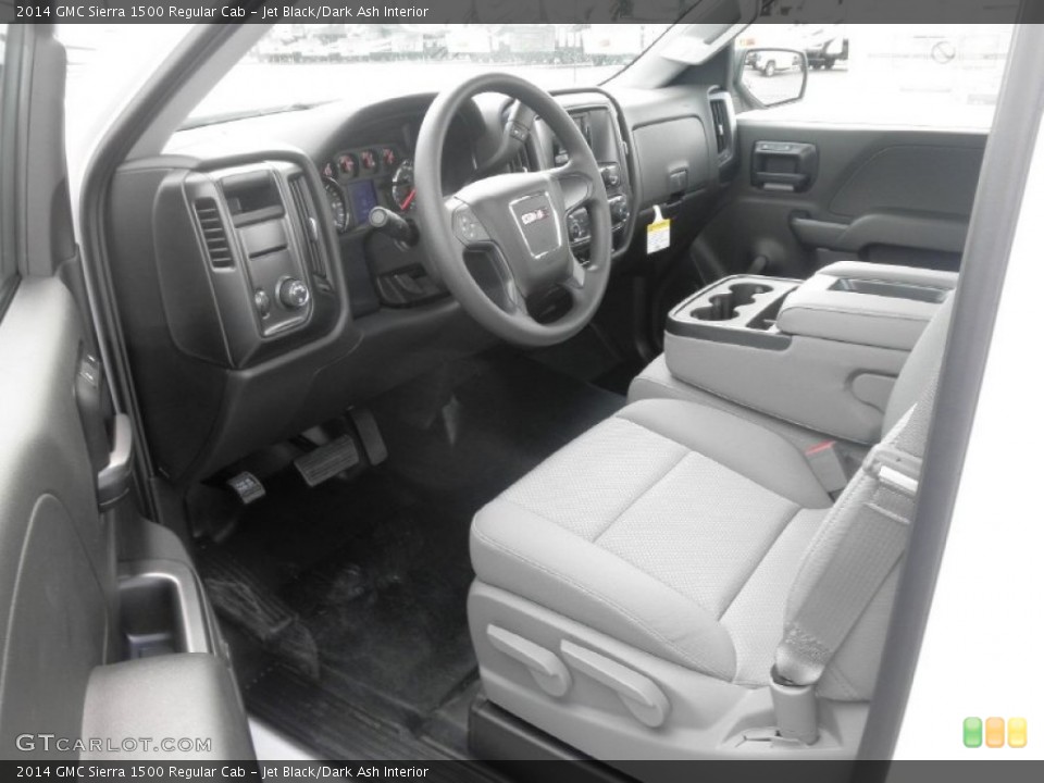 Jet Black/Dark Ash Interior Prime Interior for the 2014 GMC Sierra 1500 Regular Cab #85690859